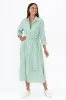 Pippa Green Stripe Cotton Shirt Dress sold by Blue Bungalow