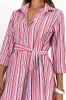 Lunella Red Stripe Cotton Blend Dress sold by Blue Bungalow