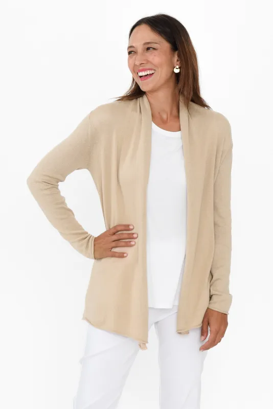 Keya Natural Cotton Cashmere Cardigan sold by Blue Bungalow