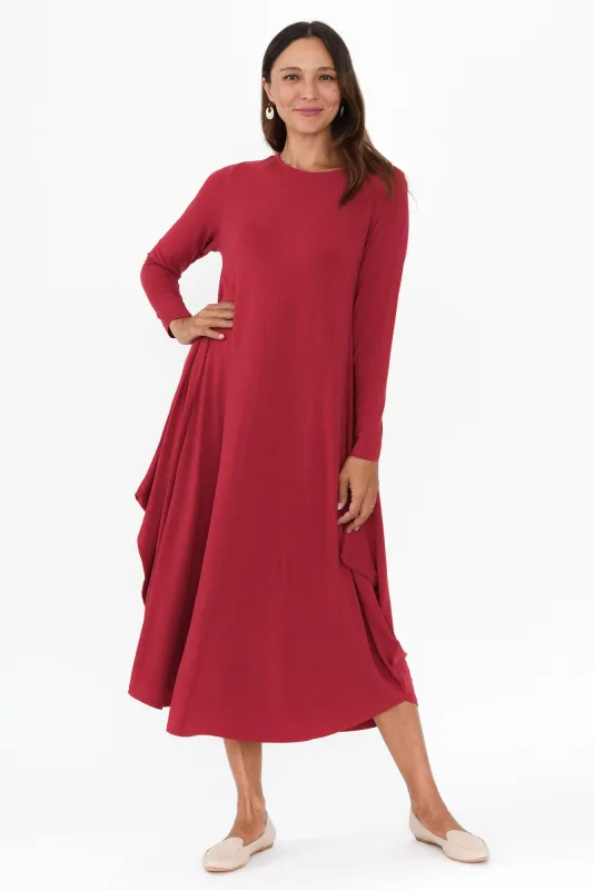 Cherry Sleeved Micro Modal Dress sold by Blue Bungalow