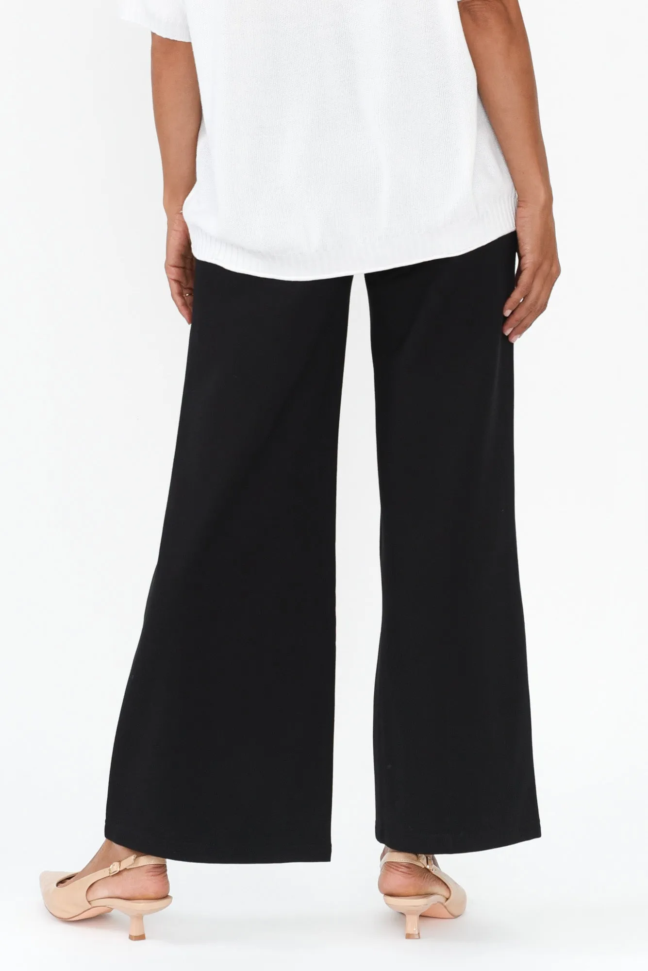 Elodie Wide Leg Ponte Pants sold by Blue Bungalow product image thumbnail 4