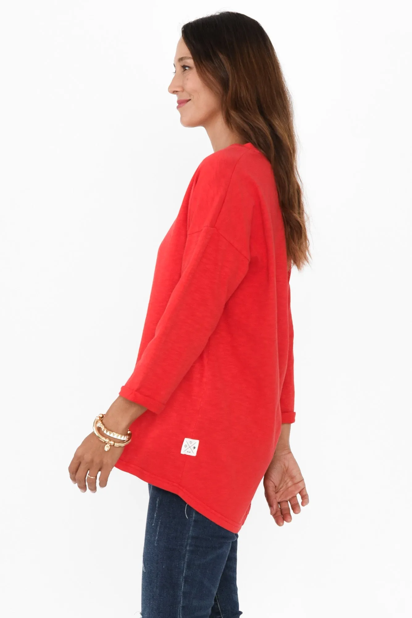 Annie Red Cotton Top sold by Blue Bungalow product image thumbnail 3