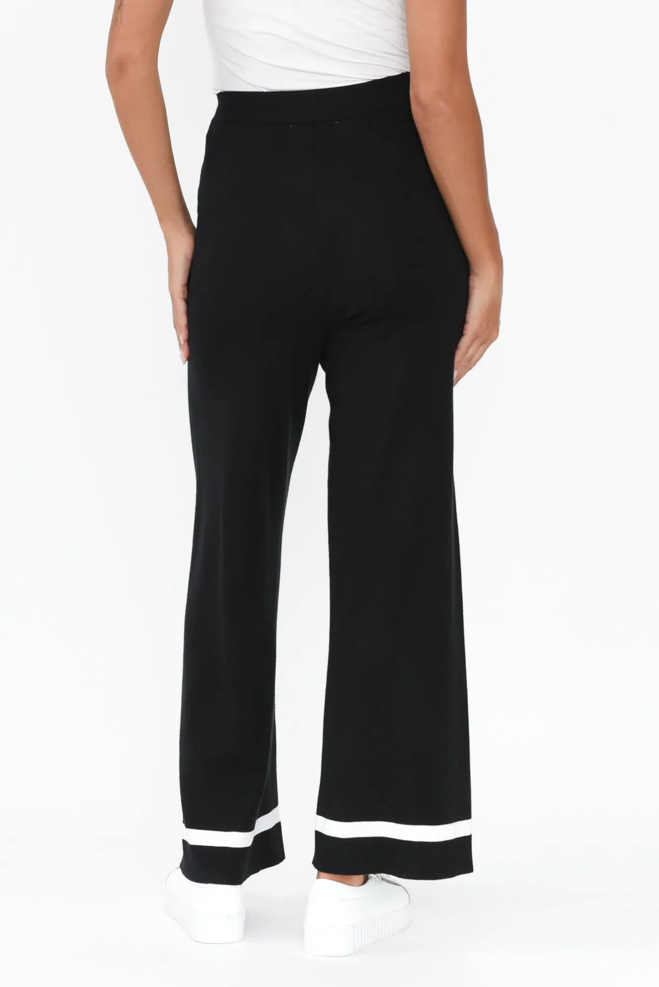 Delphine Black Knit Pants sold by Blue Bungalow product image thumbnail 5