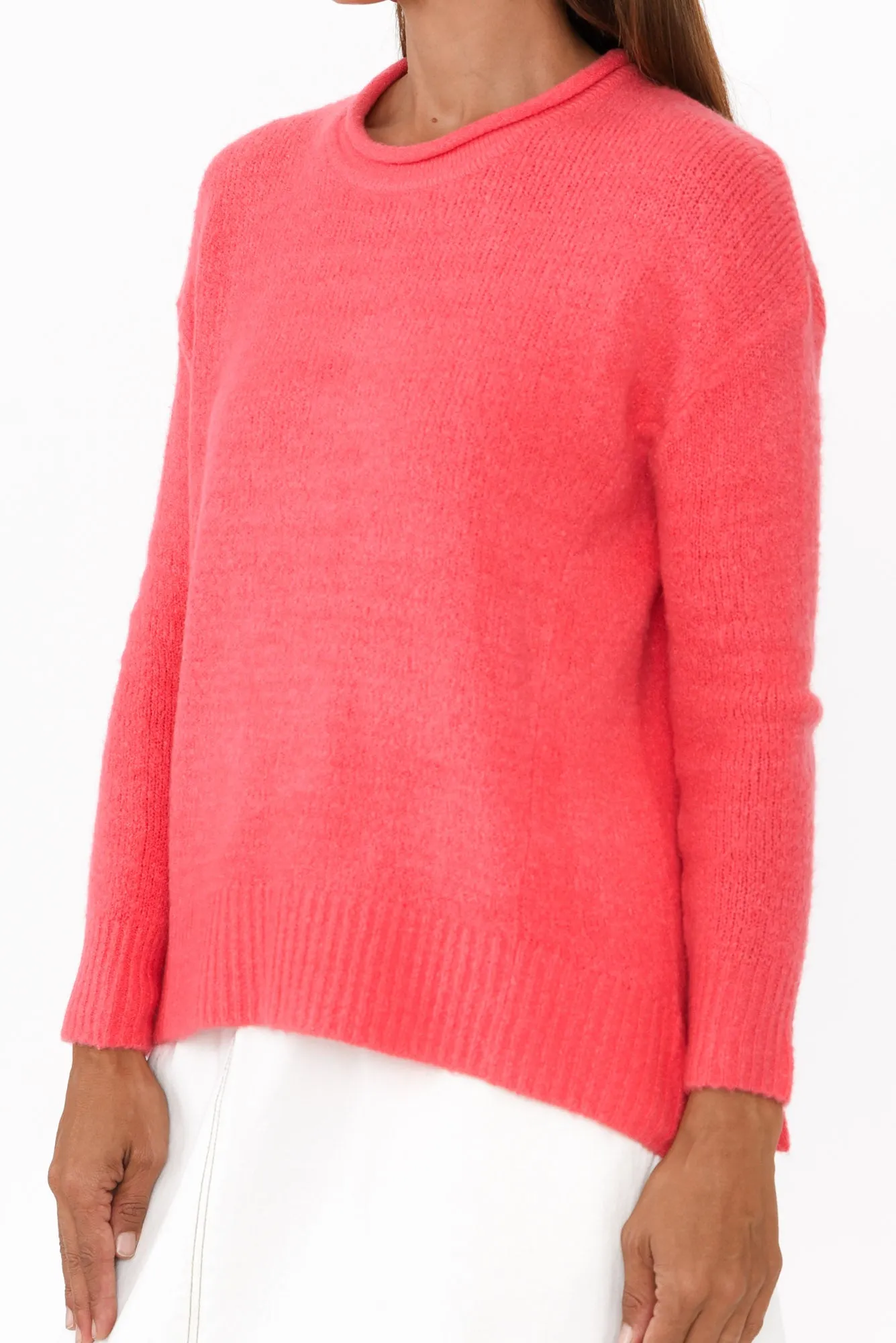 Flores Melon Knit Jumper sold by Blue Bungalow product image thumbnail 5
