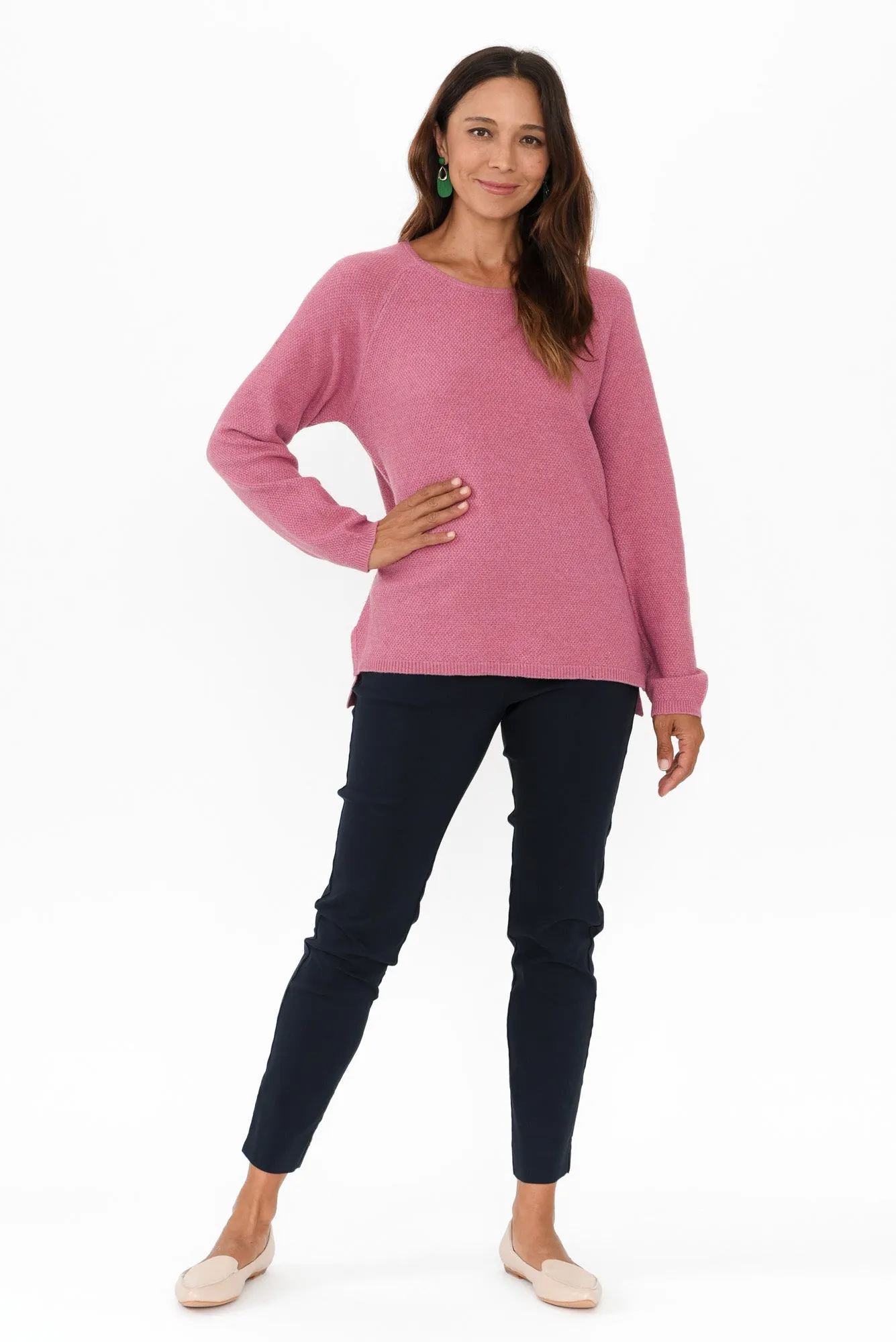 Sylvie Pink Knit Jumper sold by Blue Bungalow product image thumbnail 2