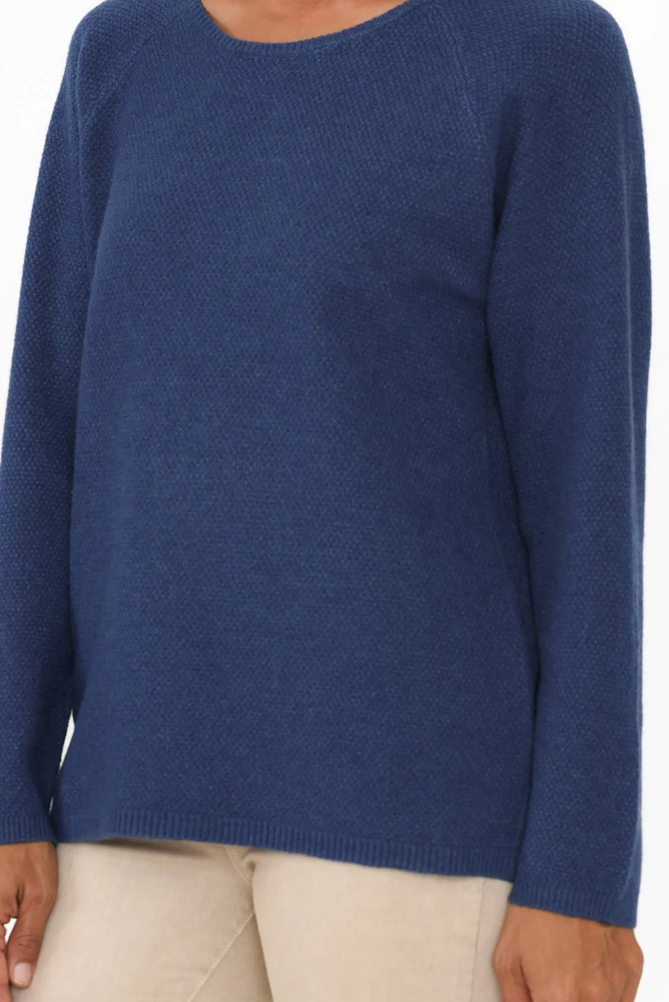 Sylvie Blue Knit Jumper sold by Blue Bungalow product image thumbnail 5