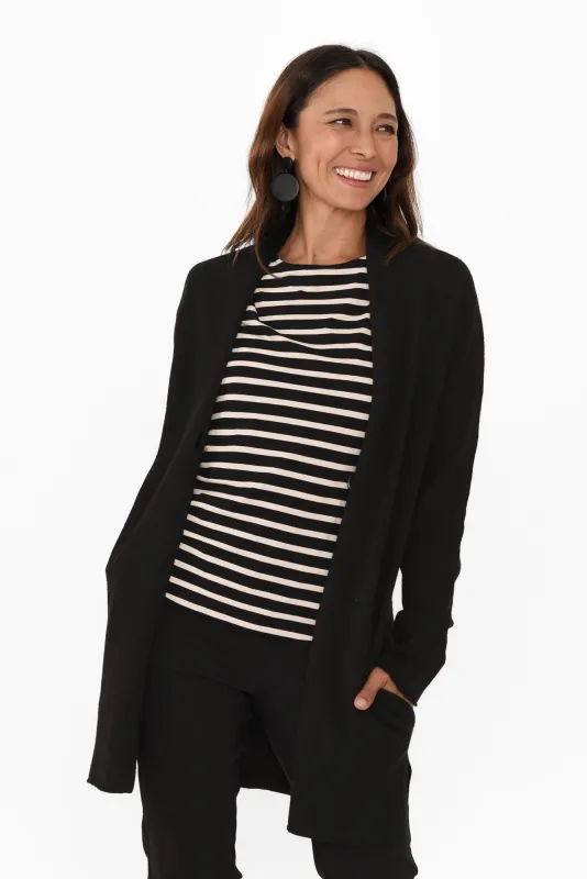 Aimer Black Button Cardigan sold by Blue Bungalow