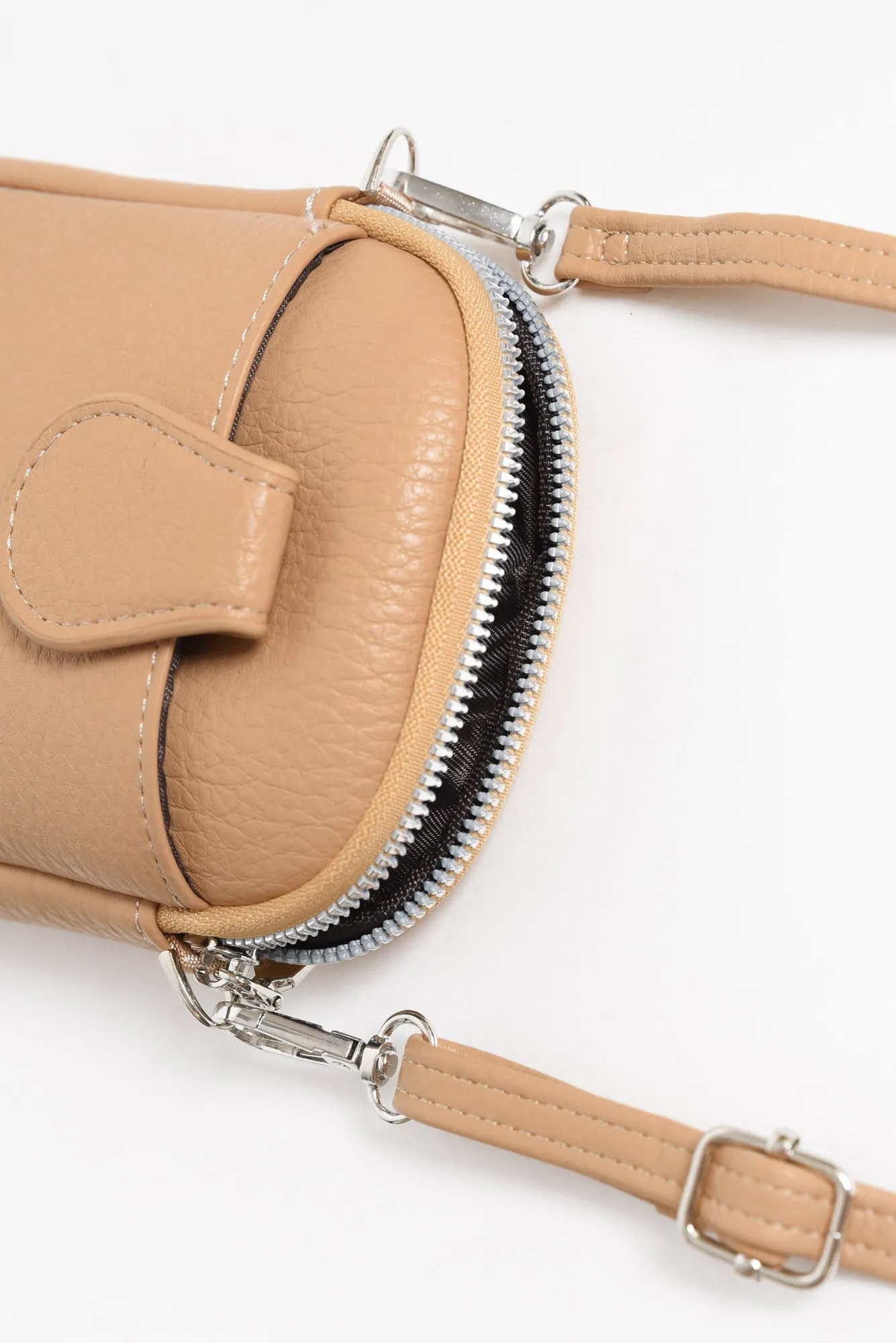 Hollis Tan Crossbody Bag sold by Blue Bungalow product image thumbnail 3