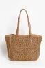 Anoki Tan Woven Tote Bag sold by Blue Bungalow