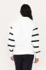 Lane White Stripe Half Zip Sweatshirt sold by Blue Bungalow