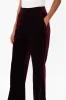 Mustang Sally Burgundy Velvet Pants sold by Blue Bungalow