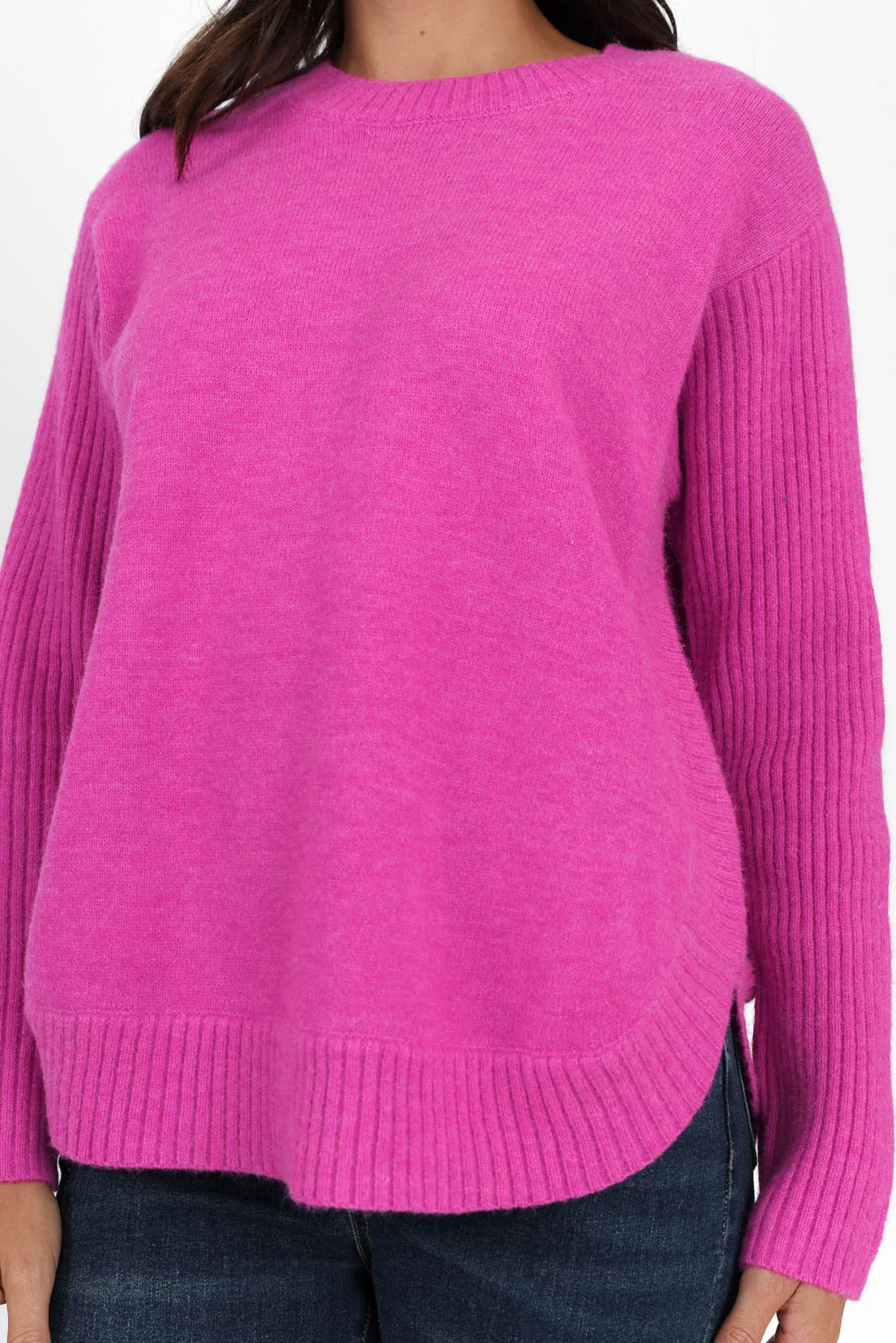Soho Hot Pink Knit Jumper sold by Blue Bungalow product image thumbnail 5