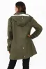 Anika Khaki Hooded Raincoat sold by Blue Bungalow