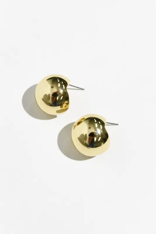 Leni Gold Ball Drop Earrings sold by Blue Bungalow