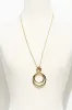 Surat Gold Circle Pendant Necklace sold by Blue Bungalow