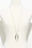Tayte Silver Ring Pendant Necklace sold by Blue Bungalow