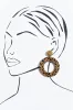Zena Brown Leopard Drop Earrings sold by Blue Bungalow