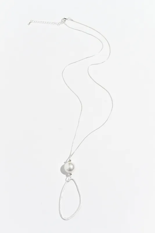 Patsy Silver Pendant Necklace sold by Blue Bungalow