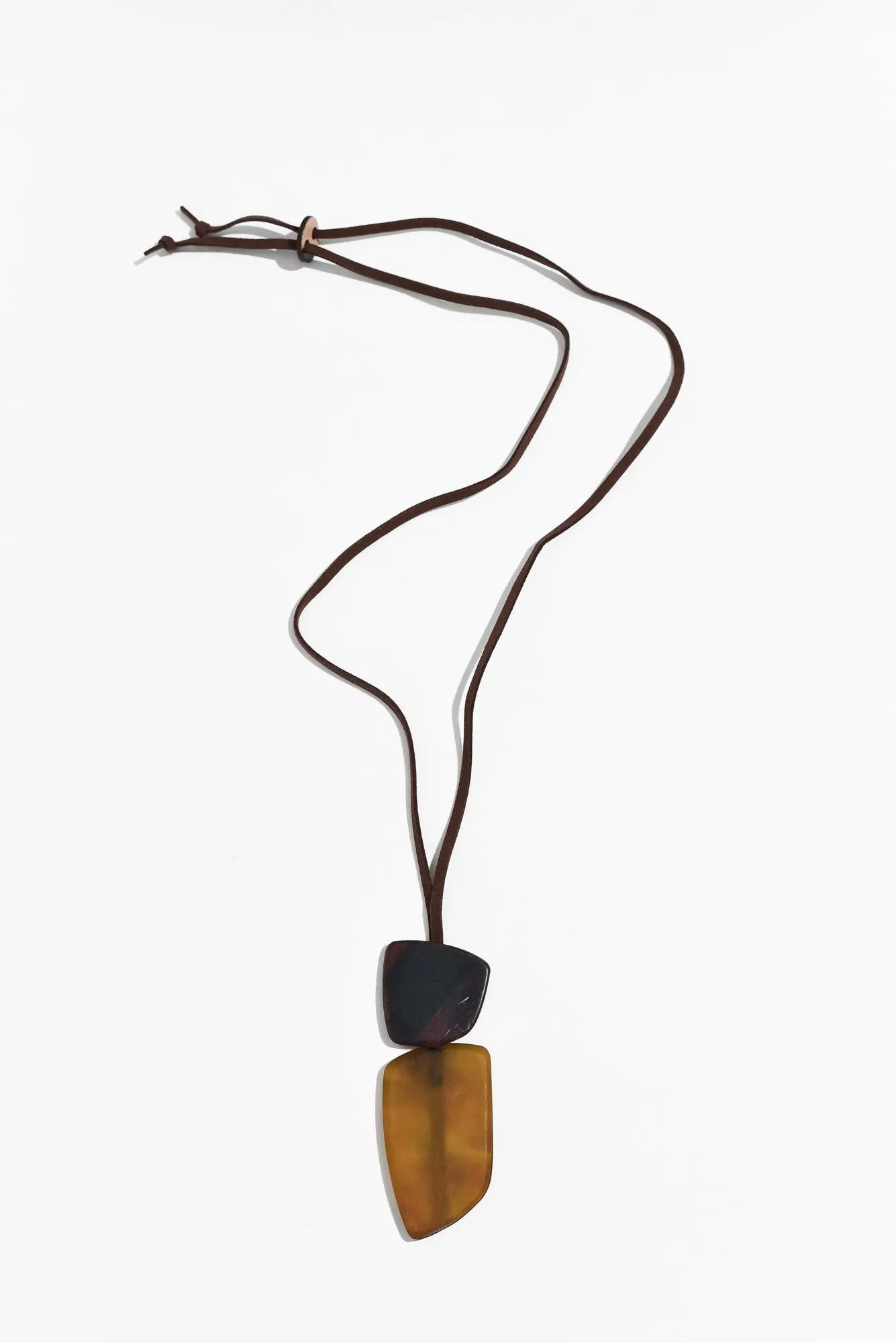 Sarita Brown Pendant Necklace sold by Blue Bungalow