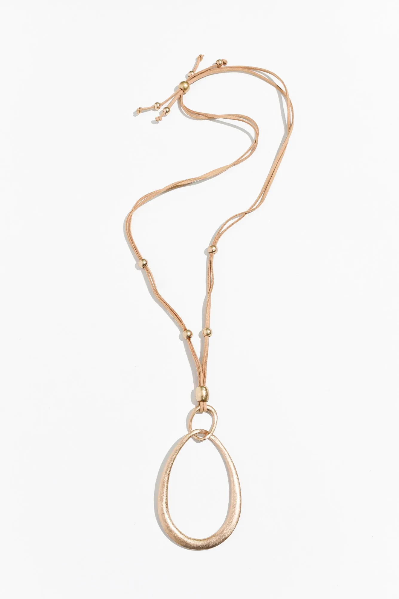 Lia Gold Pendant Necklace sold by Blue Bungalow