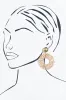 Jing Pink Bead Drop Earrings sold by Blue Bungalow
