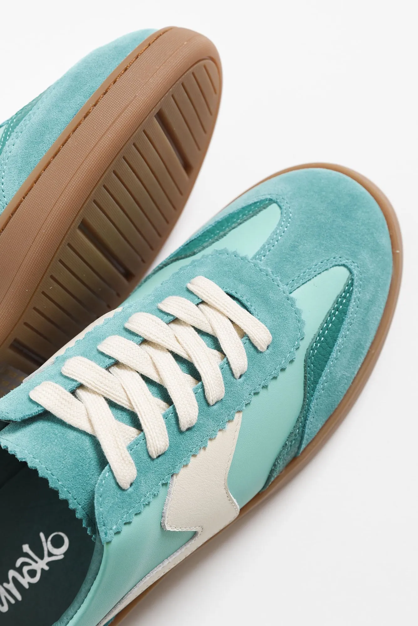 Castro Green Suede Leather Sneaker sold by Blue Bungalow product image thumbnail 4