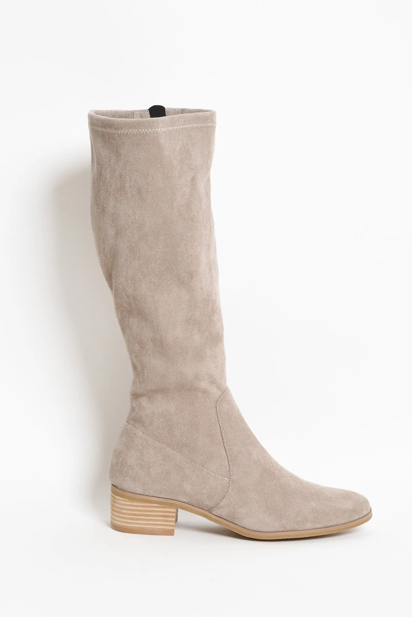 Jensen Taupe Stretch Knee Boot sold by Blue Bungalow product image thumbnail 2