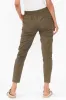 Montgomery Khaki Drawstring Pants sold by Blue Bungalow
