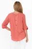 Gomez Peach Button Top sold by Blue Bungalow