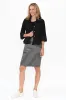 Dolores Black Cotton Frill Jacket sold by Blue Bungalow