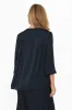 Luxe Navy Gloss Tunic sold by Blue Bungalow