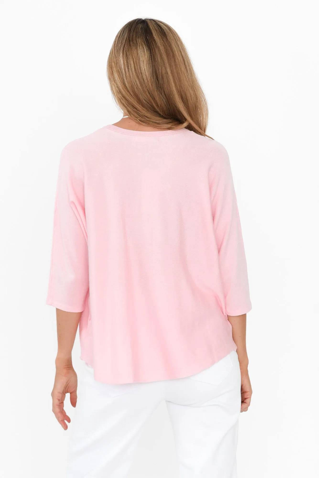 Saphira Pink Knit Top sold by Blue Bungalow product image thumbnail 4