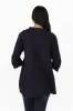Kilda Navy Linen Cotton Top sold by Blue Bungalow