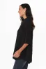 Kilda Black Linen Cotton Top sold by Blue Bungalow