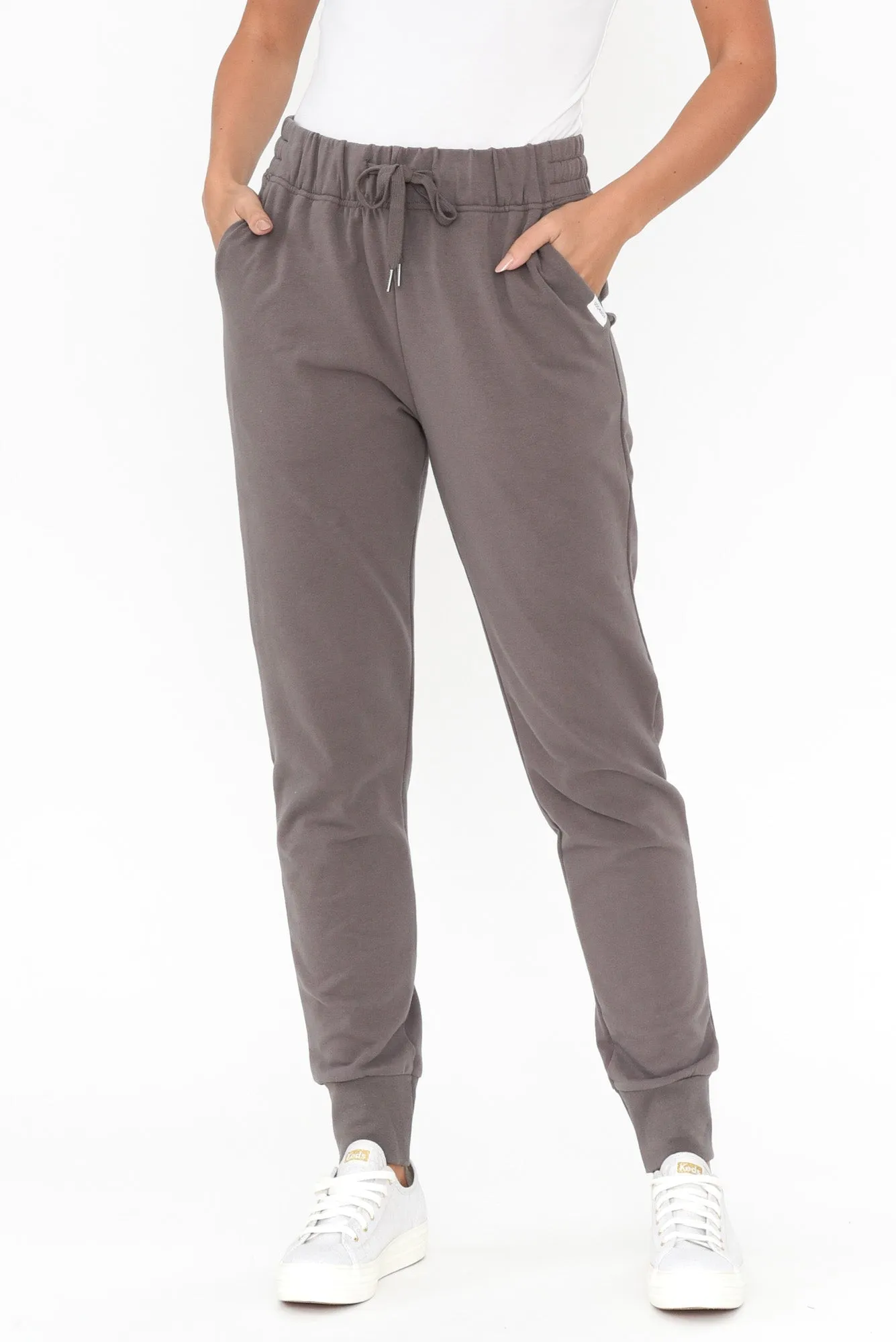 Lazy Days Charcoal Sweatpants sold by Blue Bungalow