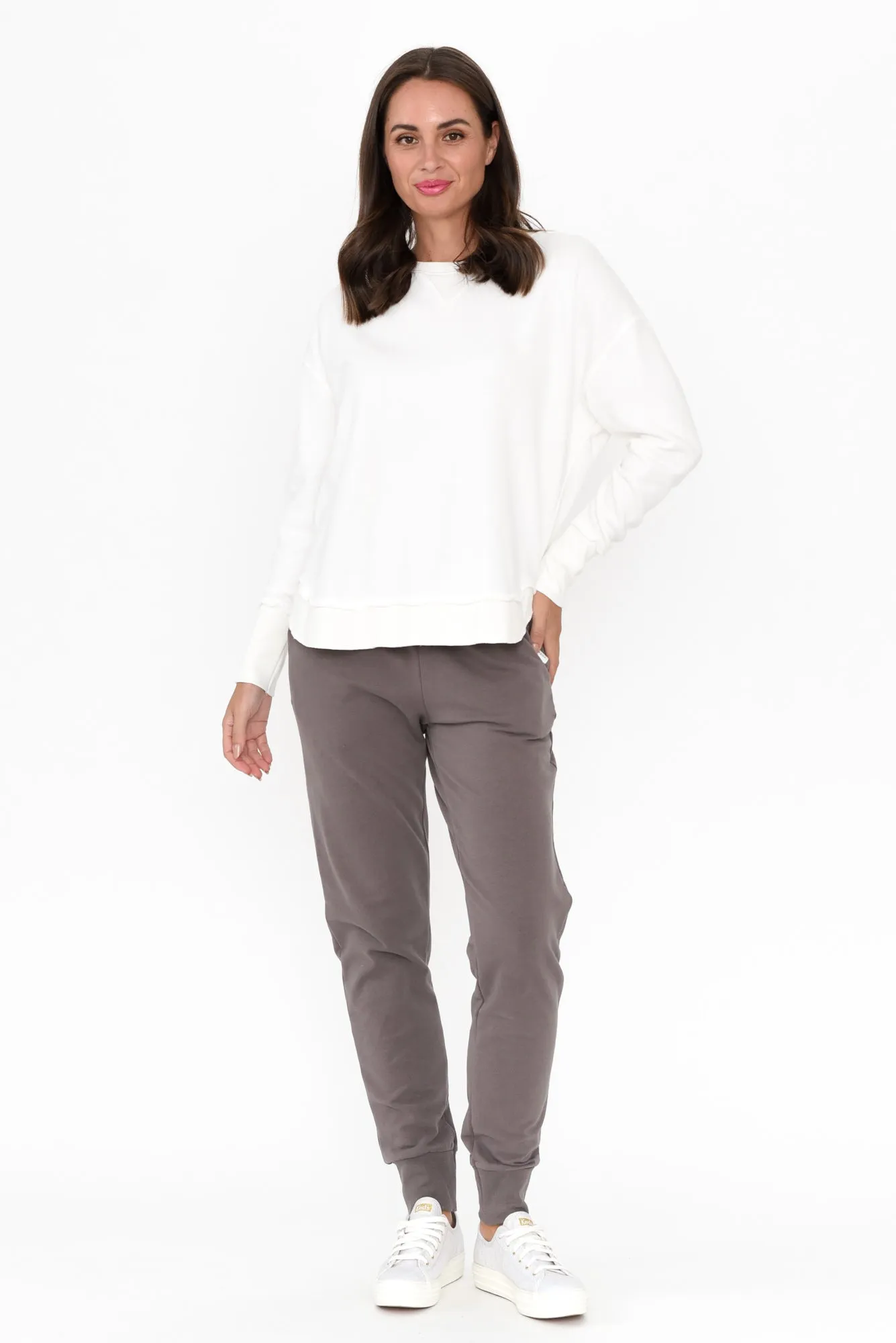 Lazy Days Charcoal Sweatpants sold by Blue Bungalow product image thumbnail 5