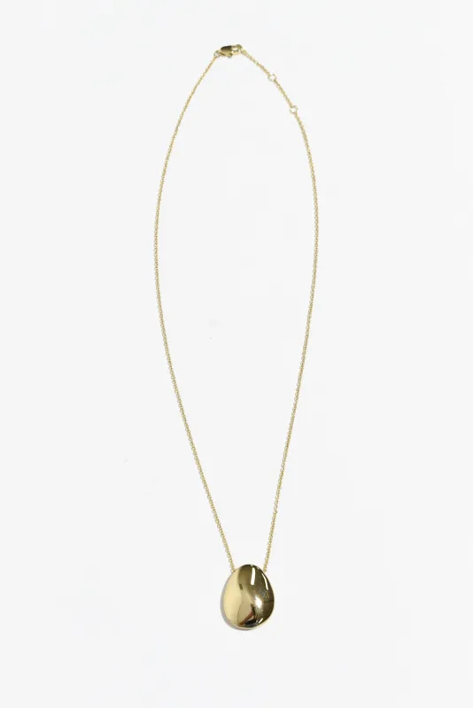 Chloe Gold Pendant Necklace sold by Blue Bungalow