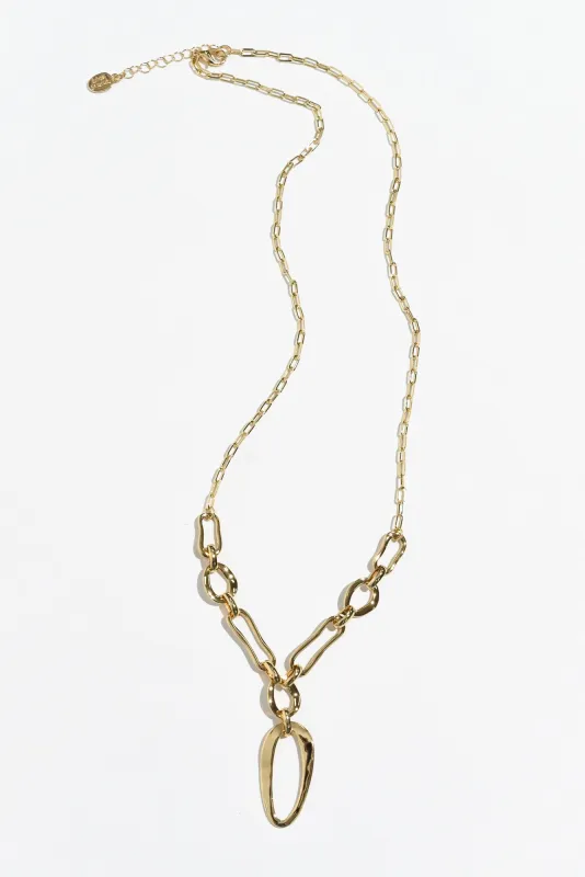 Seville Gold Chain Pendant Necklace sold by Blue Bungalow