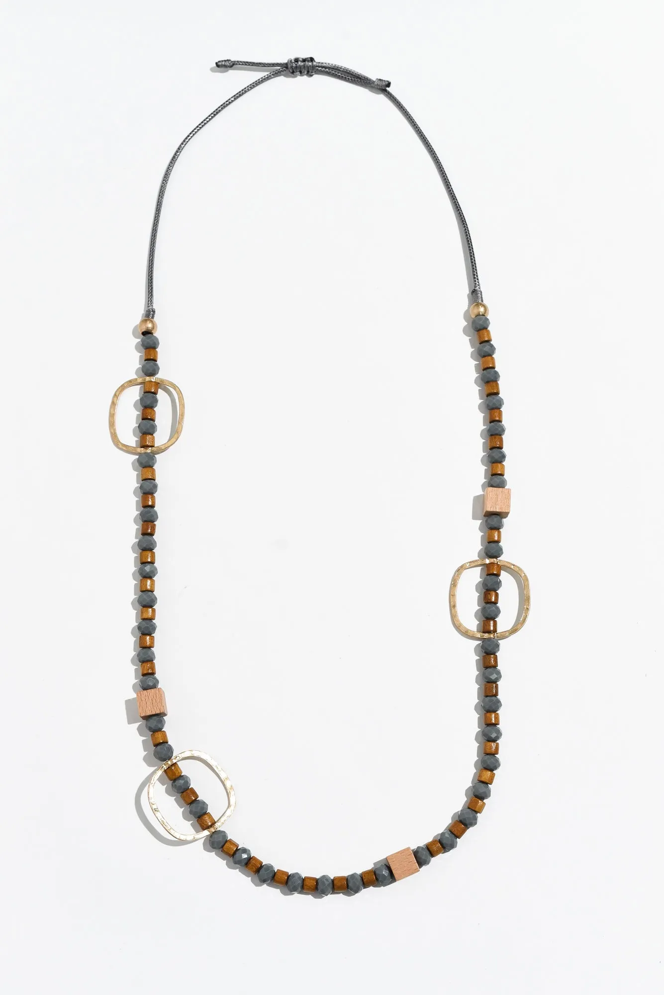 Bates Gold Beaded Necklace sold by Blue Bungalow