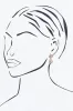 Prudie Rose Gold Diamante Drop Earrings sold by Blue Bungalow