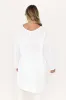 Holly White Linen Pocket Tunic sold by Blue Bungalow