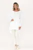 Holly White Linen Pocket Tunic sold by Blue Bungalow