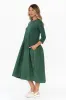 Florette Green Splice Cotton Dress sold by Blue Bungalow