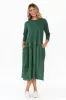 Florette Green Splice Cotton Dress sold by Blue Bungalow