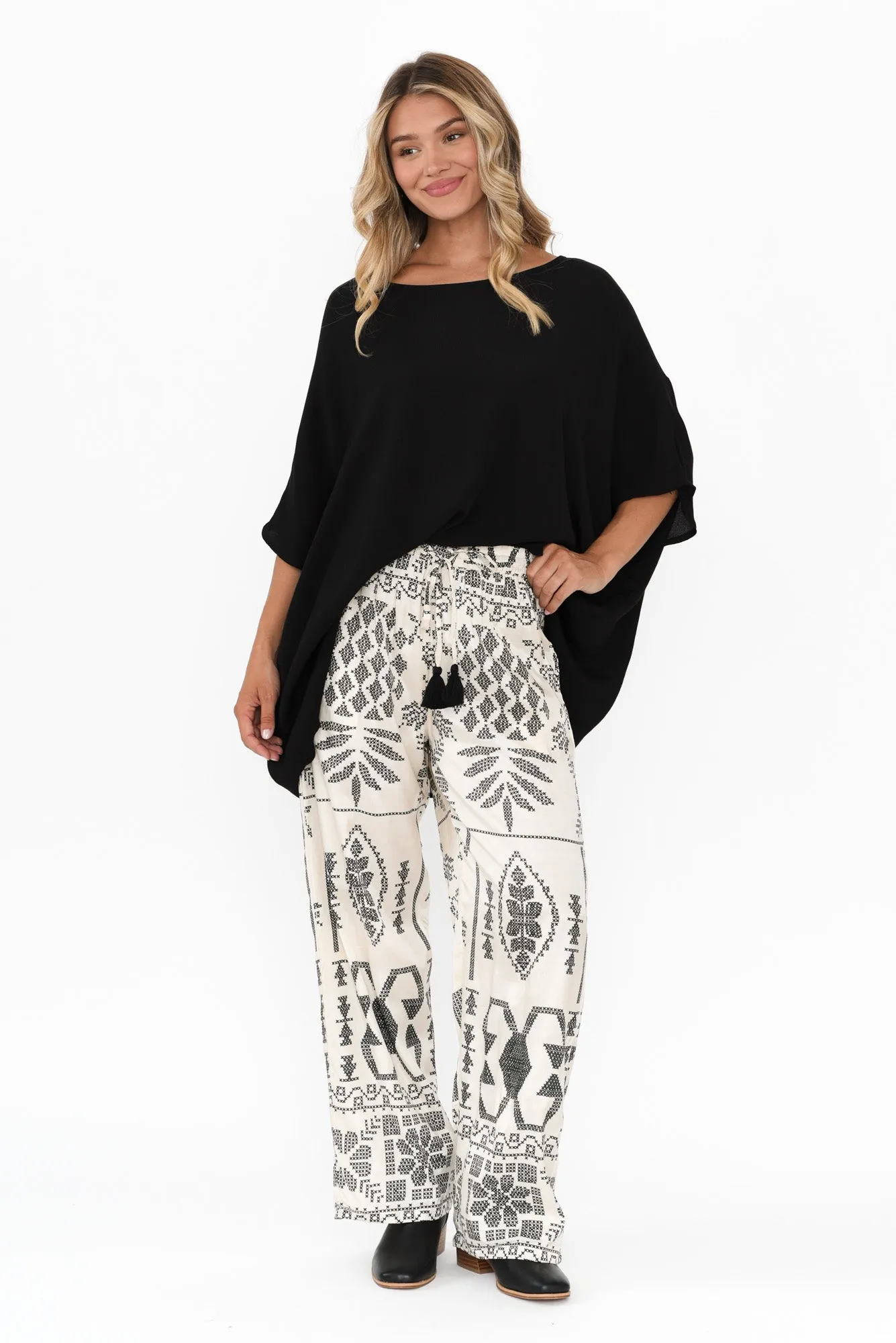 Rio Natural Abstract Tie Pants sold by Blue Bungalow product image thumbnail 2