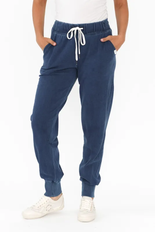 Daily Blue Cotton Drawstring Sweatpants sold by Blue Bungalow
