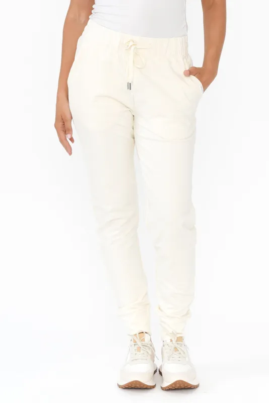 Lazy Days White Sweatpants sold by Blue Bungalow