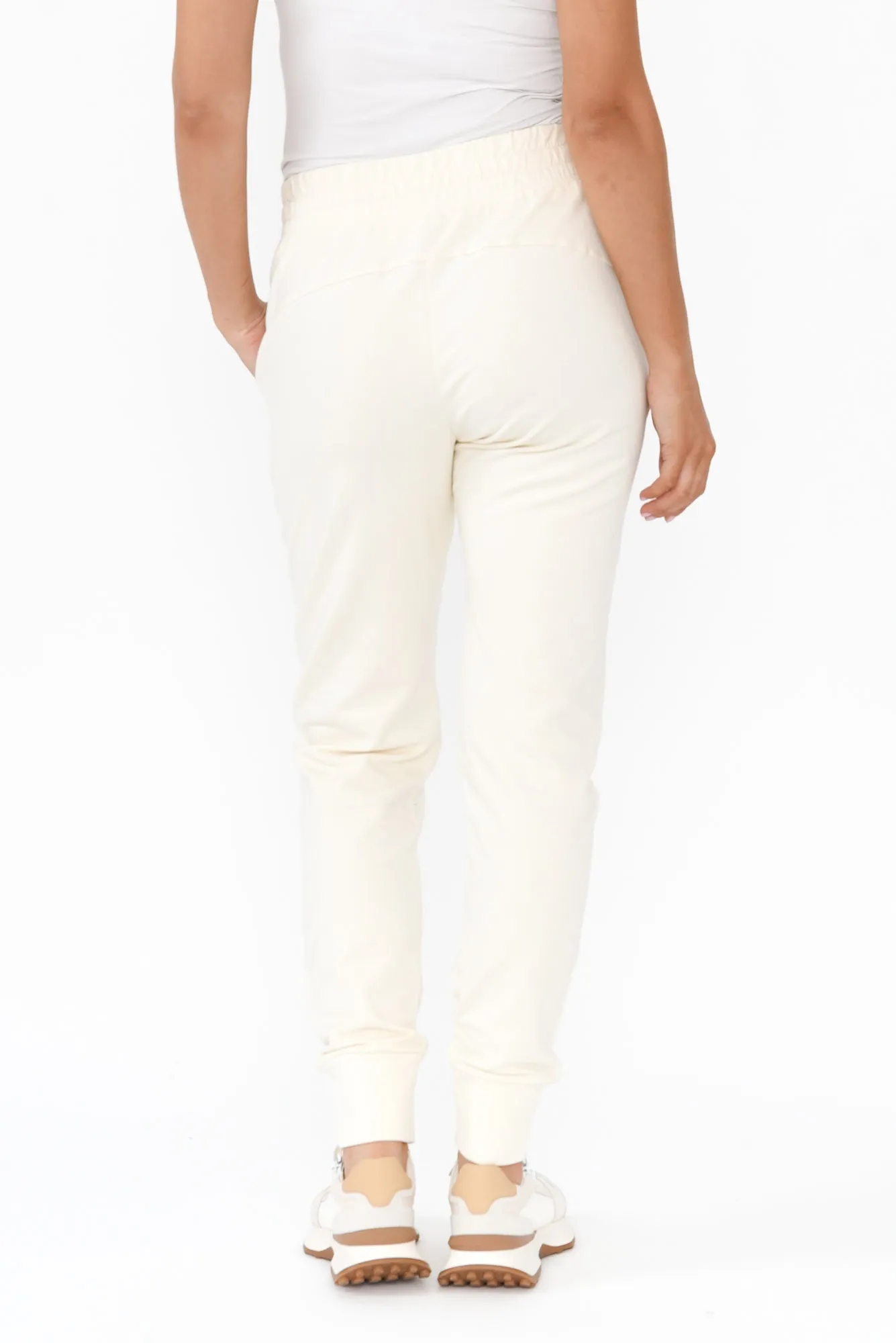 Lazy Days White Sweatpants sold by Blue Bungalow product image thumbnail 4
