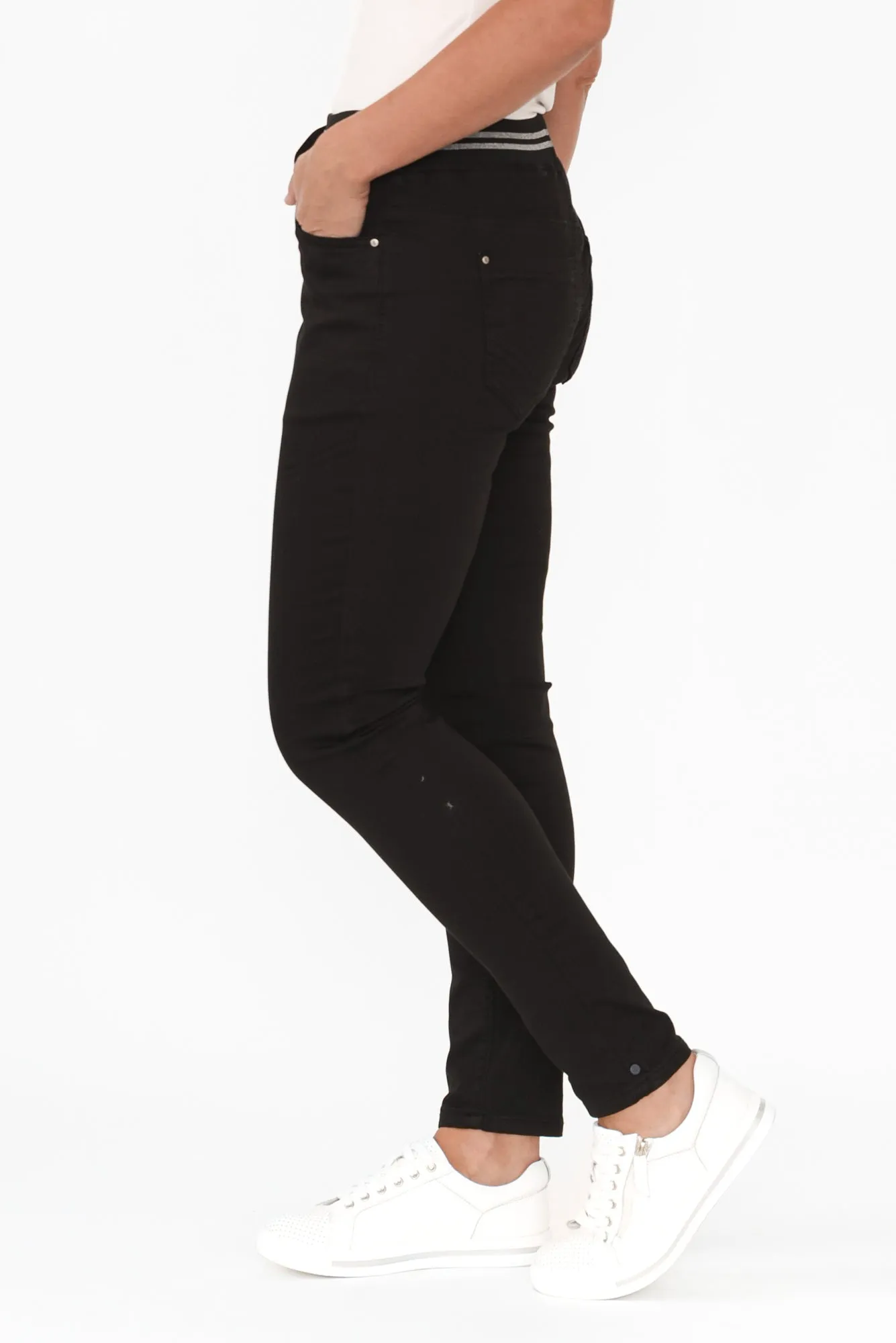 Margo Black Jogger Pants sold by Blue Bungalow product image thumbnail 3