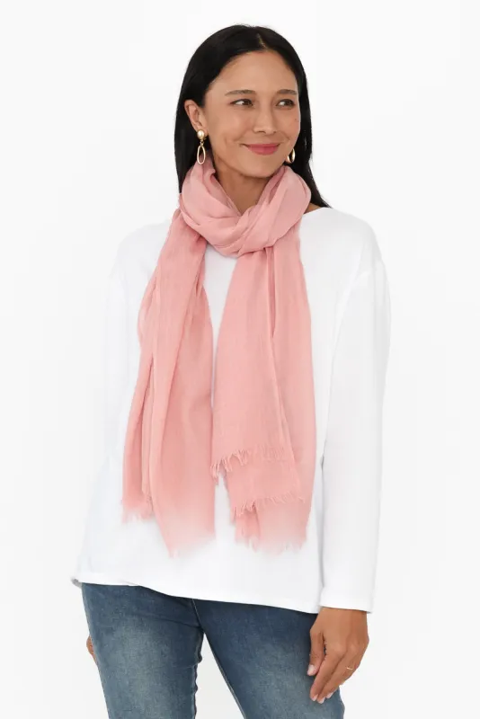 Gracie Pink Bamboo Scarf sold by Blue Bungalow